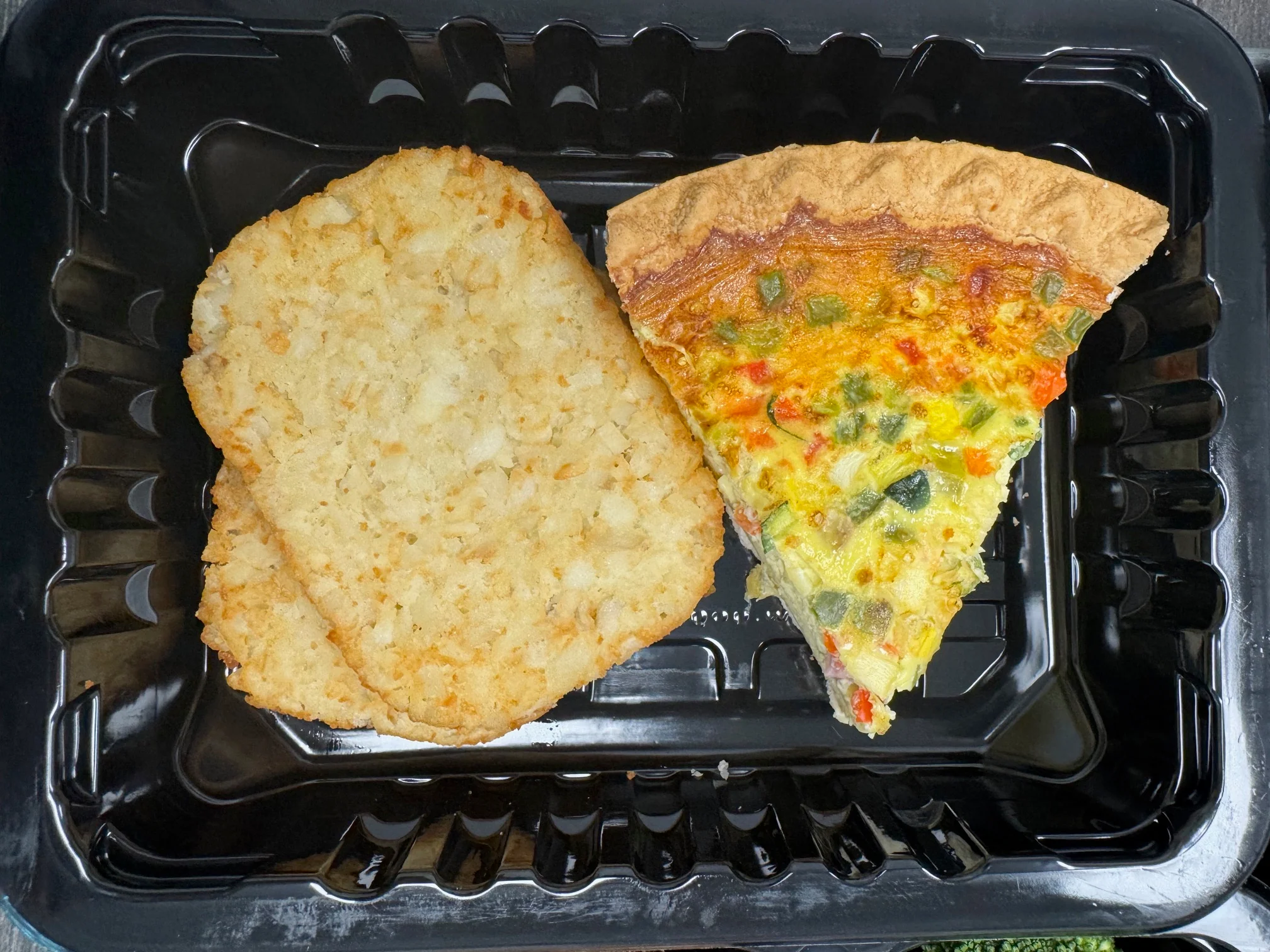 37 - Loaded Breakfast Quiche with Sausage, Ham, Veggies, and Hash Brown - Image 3